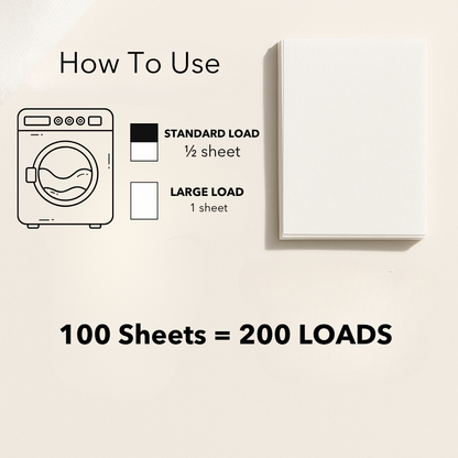 Hook’d Scent laundry detergent sheets Fresh Linen
