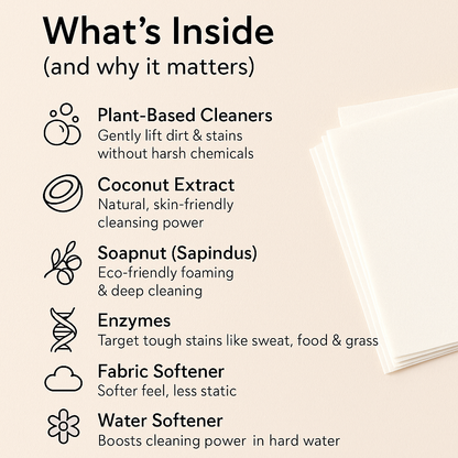 Hook’d Scent laundry detergent sheets Fresh Linen